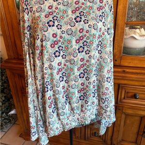 Torrid Multicolor Floral Blouse